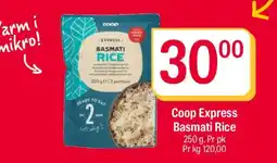 Coop Extra Coop Express Basmati Rice tilbud