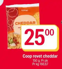 Coop Extra Coop revet cheddar tilbud