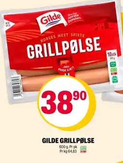 Coop Extra Gilde grillpølse tilbud