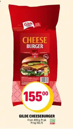 Coop Extra Gilde cheeseburger tilbud