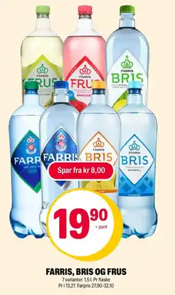 Coop Extra Farris, Bris og frus tilbud