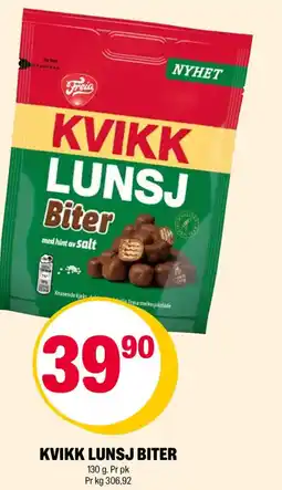 Coop Extra Kvikk Lunsj biter tilbud