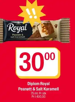 Coop Extra Diplom Royal Peanøtt & Salt Karamell tilbud