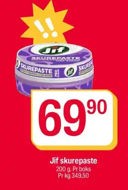 Coop Extra Jif skurepaste tilbud
