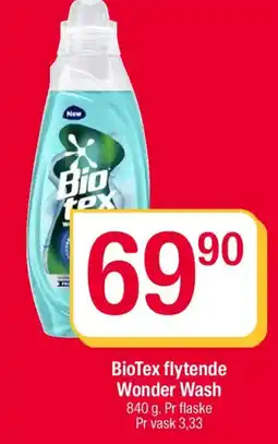 Coop Extra BioTex flytende Wonder Wash tilbud