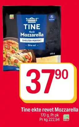 Coop Extra Tine ekte revet Mozzarella tilbud