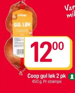 Coop Extra Coop gul løk 2 pk tilbud