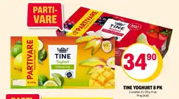 Coop Extra Tine yoghurt 8 pk tilbud