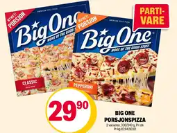 Coop Extra Big One porsjonspizza tilbud