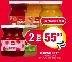 Coop Extra Coop syltetøy tilbud