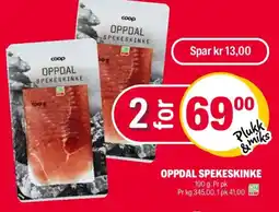 Coop Extra Oppdal spekeskinke tilbud