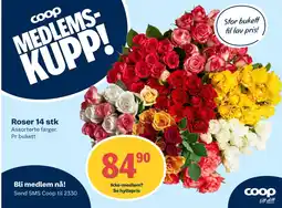 Coop Extra Roser 14 stk tilbud