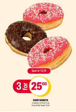 Coop Extra Coop donuts tilbud