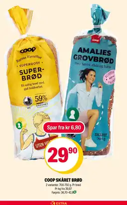 Coop Extra Coop skåret brød tilbud