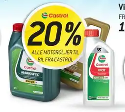 Thansen ALLE MOTOROLJER TIL BIL FRA CASTROL tilbud