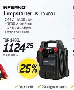 Thansen Jumpstarter tilbud