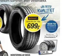 Thansen Continental tilbud