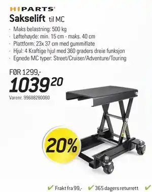 Thansen Sakselift tilbud
