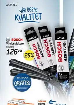 Thansen Vindusviskere tilbud