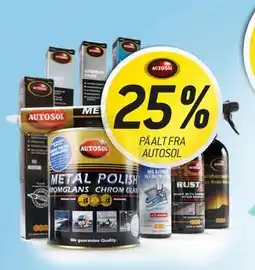 Thansen 25% PÅ ALT FRA AUTOSOL tilbud