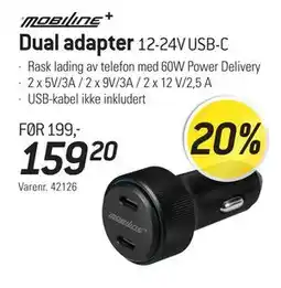 Thansen Dual adapter tilbud