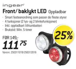 Thansen Front/ baklykt LED tilbud
