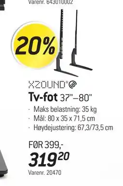 Thansen Tv-fot tilbud