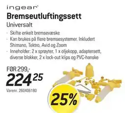 Thansen Bremseutluftingssett tilbud