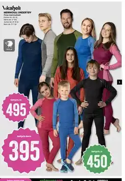 Sport Outlet MERINOULL UNDERTØY tilbud