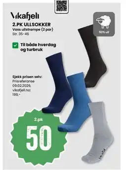 Sport Outlet 2.PK ULLSOKKER tilbud
