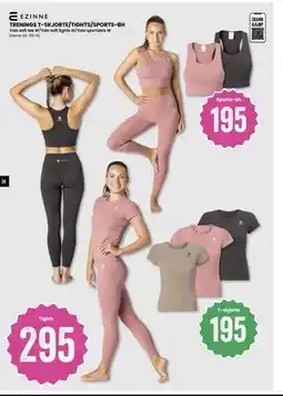 Sport Outlet TRENINGS T-SKJORTE/TIGHTS/SPORTS-BH tilbud