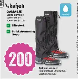 Sport Outlet GAMASJE tilbud