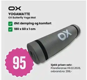 Sport Outlet YOGAMATTE tilbud