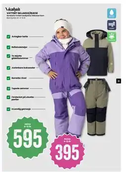Sport Outlet VATTERT SKIJAKKE/BUKSE tilbud