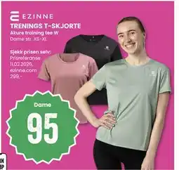 Sport Outlet TRENINGS T-SKJORTE tilbud
