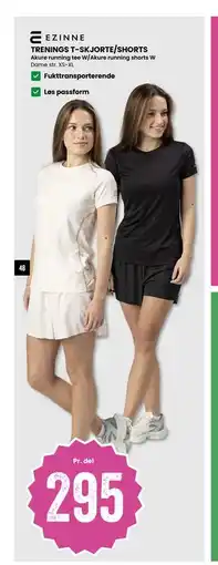 Sport Outlet TRENINGS T-SKJORTE/SHORTS tilbud