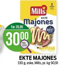 Kiwi EKTE MAJONES tilbud