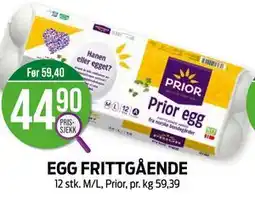 Kiwi EGG FRITTGÅENDE tilbud