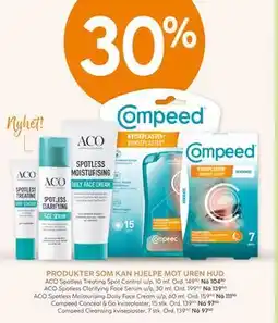 Vitusapotek ACO Spotless Moisturising Daily Face Cream u/p tilbud