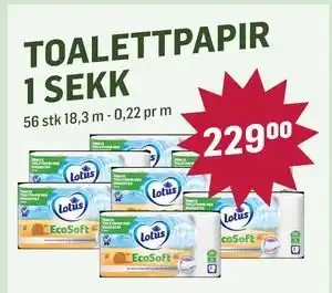 TOALETTPAPIR 1 SEKK