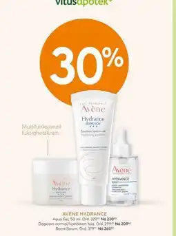 Vitusapotek AVÈNE HYDRANCE tilbud