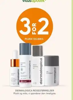 Vitusapotek DERMALOGICA REISESTØRRELSER tilbud