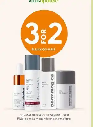DERMALOGICA REISESTØRRELSER