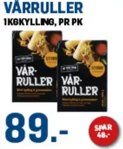 Price Lagerbutikk Vårruller tilbud