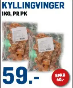 Price Lagerbutikk Kyllingvinger tilbud
