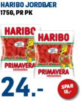 Price Lagerbutikk HARIBO Jordbær tilbud