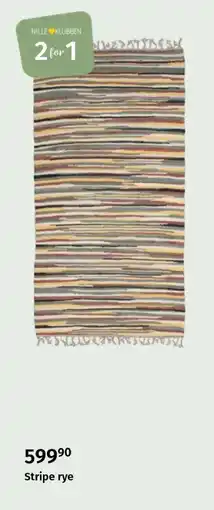 Nille Stripe rye tilbud