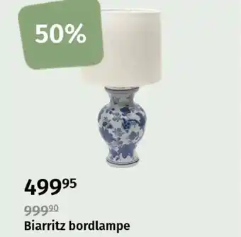 Biarritz bordlampe