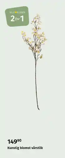 Nille Kunstig blomst vårstilk tilbud