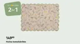 Nille Florina bomullsbrikke tilbud